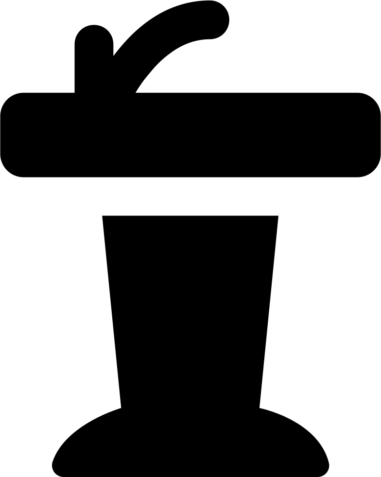 Presentation Podium With A Microphone Comments - Microphone (784x981)