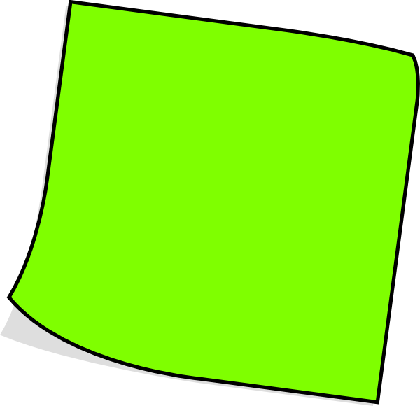 Post It Notes Clipart - Download (600x580)