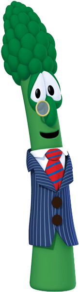 It Was Really Irking Me Because I Couldnt Quite Piece - Veggie Tales Asparagus (200x601)