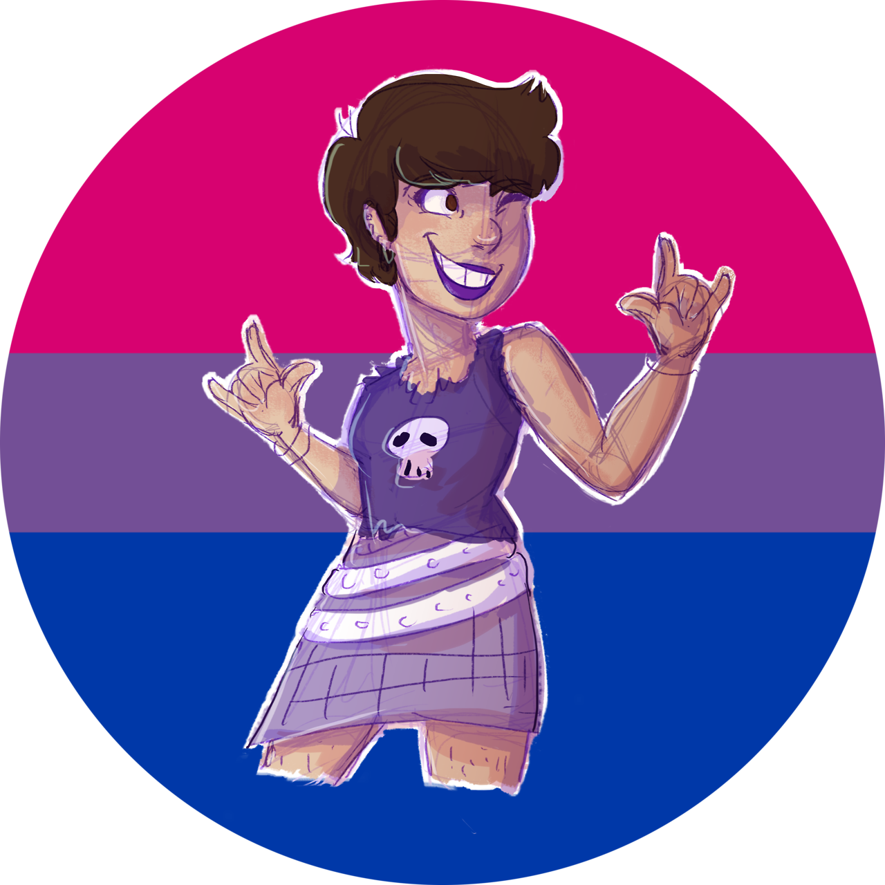 Luna Loud The Loud House Tlh Pride Month Fanart Liviedoesart - Luna Loud (1280x1280)