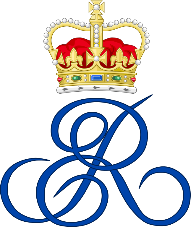 Fileroyal Monogram Of Queen Elizabeth Ii Of Great Britain - Coat Of Arms British (646x768)
