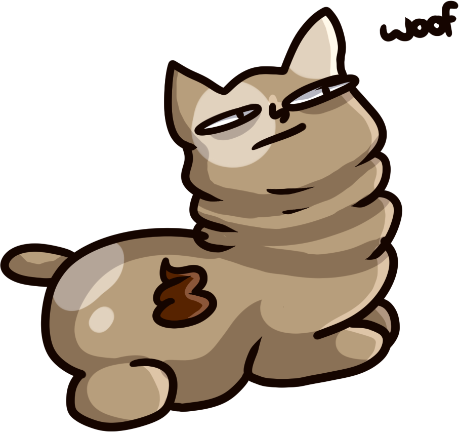 Tis Poop Dog By Clown-around - Cartoon (907x853)