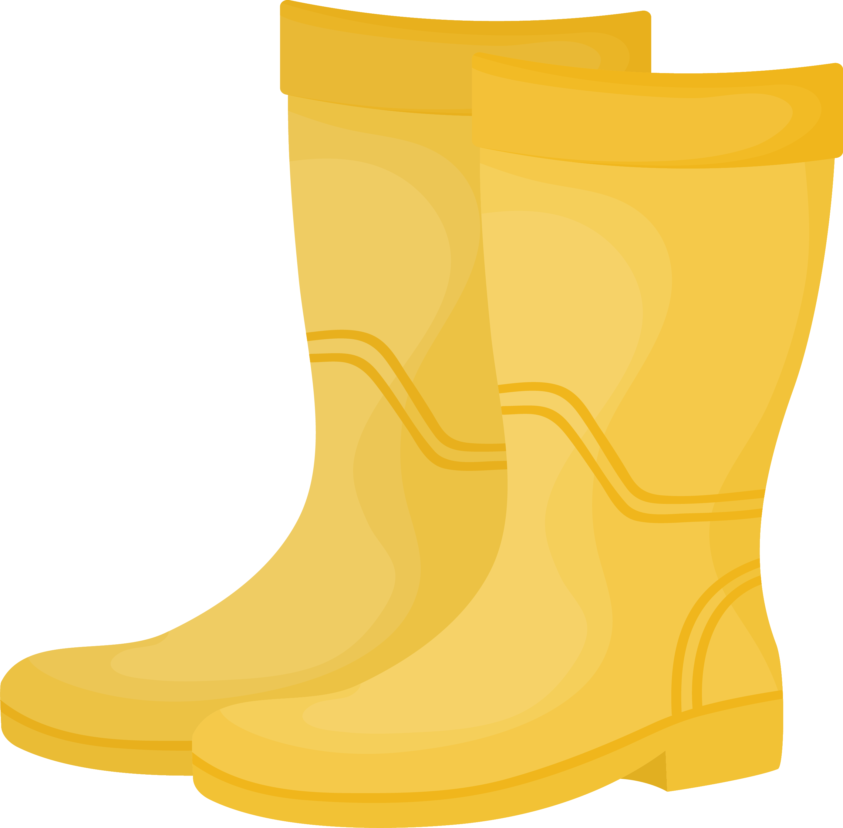 Yellow Wellington Boot - Free Clipart Rain Boots (2779x2731)