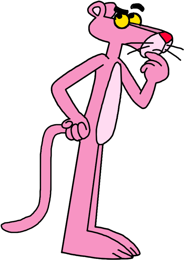 Pink Panther Thinking By Marcospower1996 - The Pink Panther (769x1038)