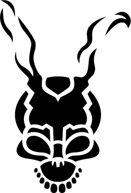 Use This As A Base To Make A Masquerade Party Style - Frank The Rabbit From Donnie Darko (460x676)