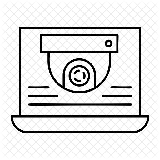 Security Camera Icon - Circle (512x512)