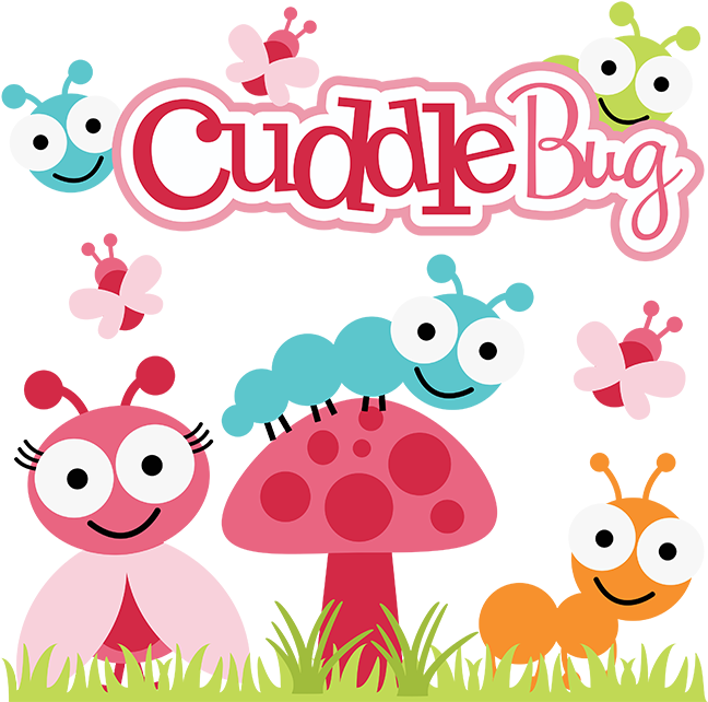 Fish In Love Cartoon - Cuddle Bug Clip Art (648x642)