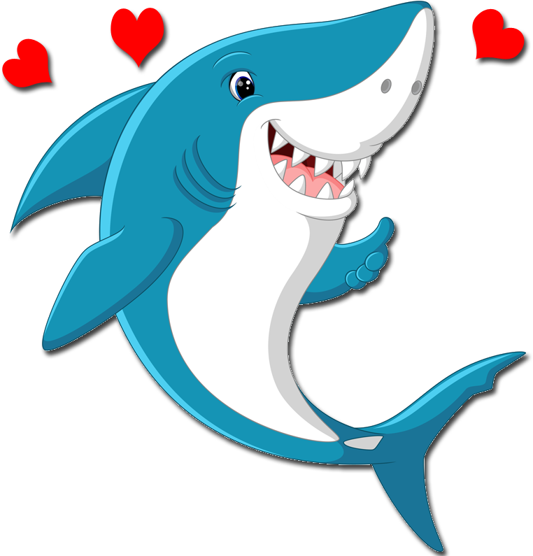 Steve-love - Shark Eating Fish Clip Art (800x800)