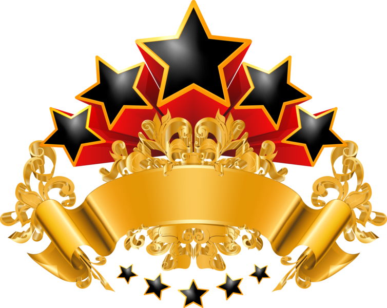 Share This Image - Star Gold Logo Png (754x600)