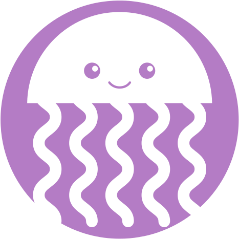 Cute Jellyfish Sealife Icon - Design (550x550)
