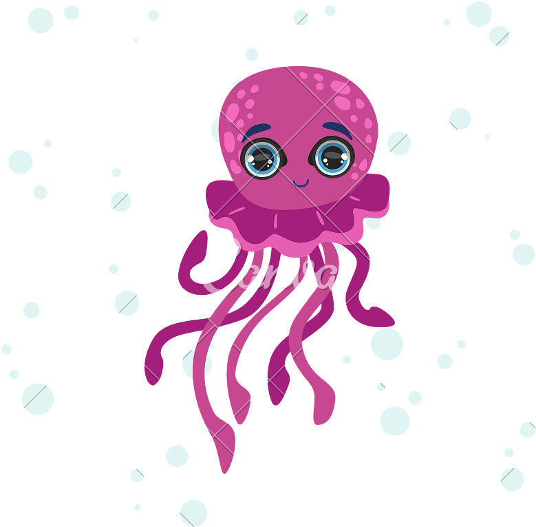 Jelly Fish Drawing - Drawing (800x800)