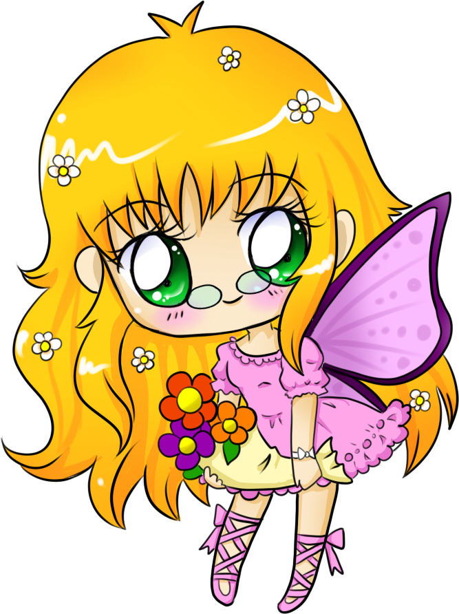 Chibi Hada Mariposa By Conecoo - Mariposa Chibi (667x892)