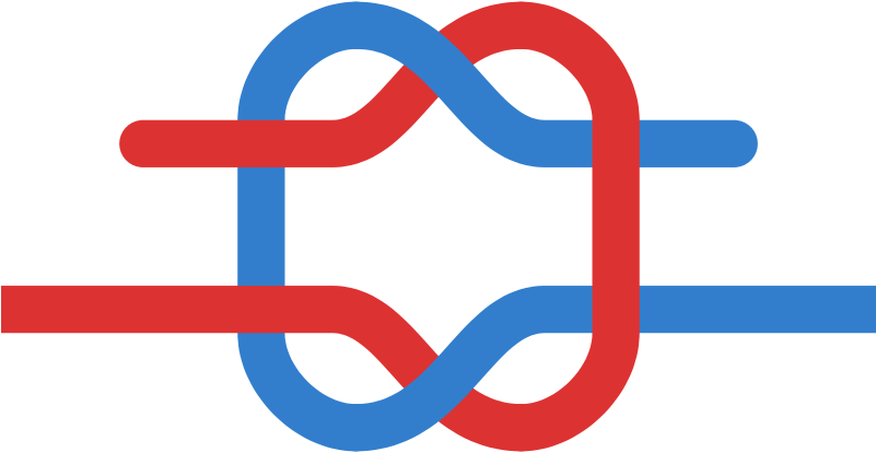 File - Square Knot - Svg - Granny Knot (800x454)