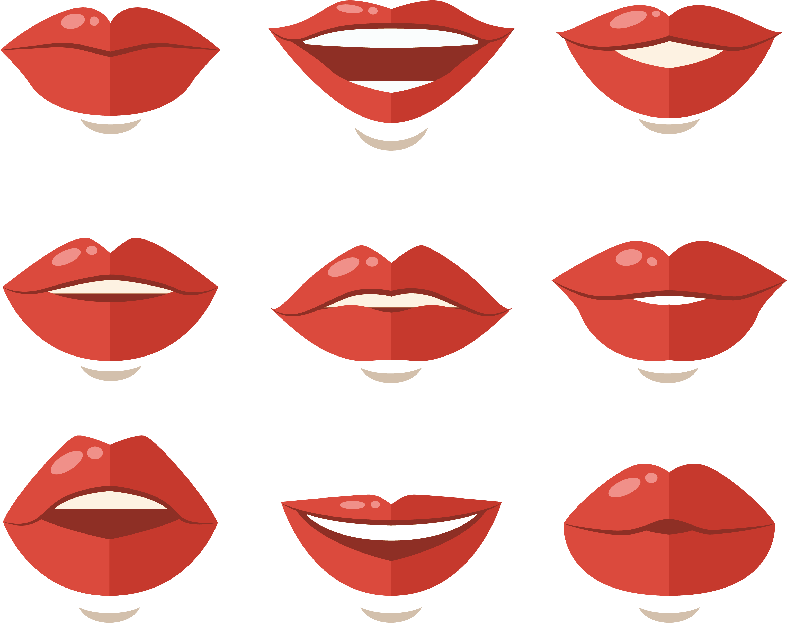 Lip Balm Mouth Clip Art Sexy Lips Vector Women 3176 - Lips Vector Ppng (3176x2538)