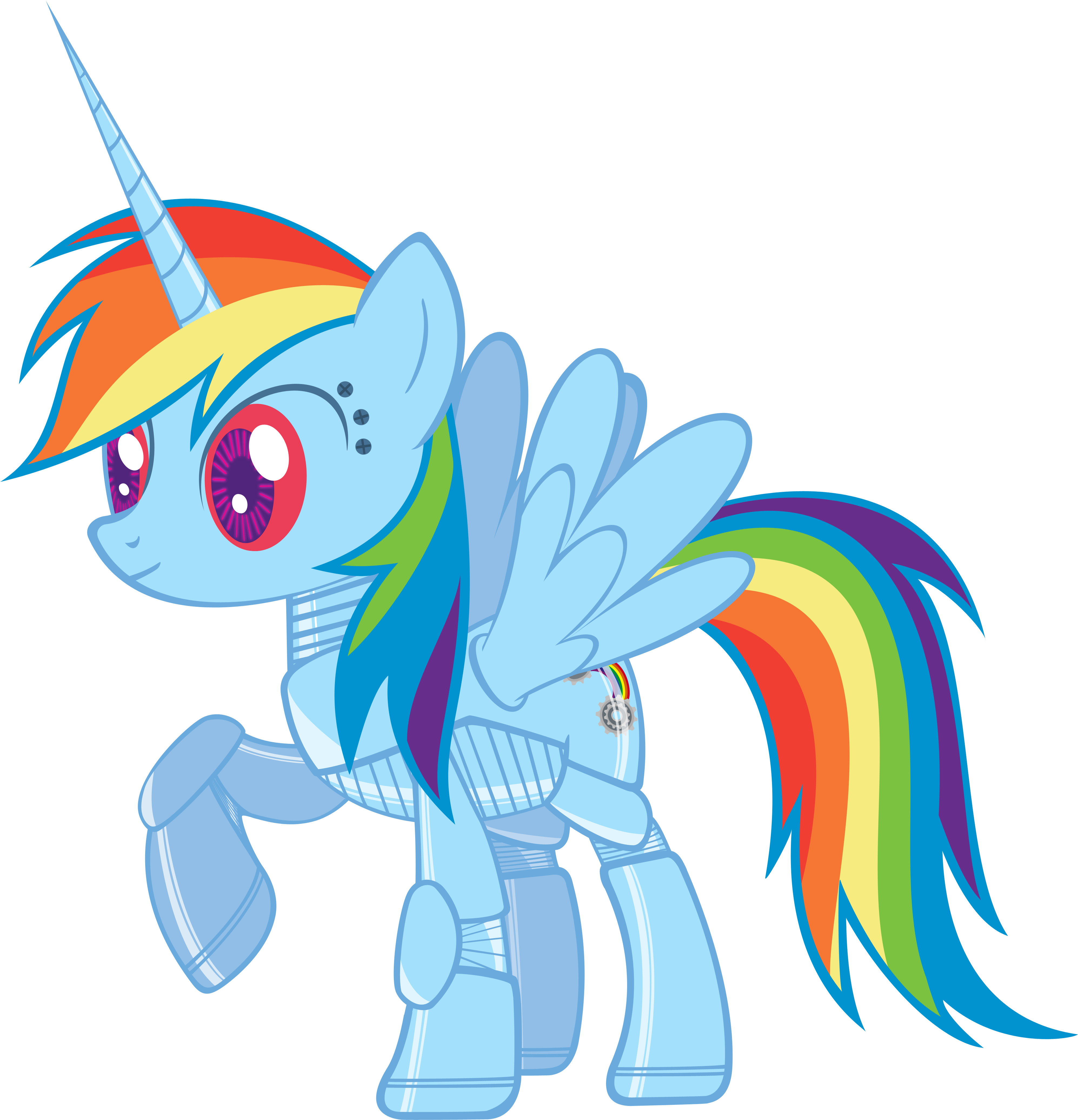Rainbow Dash Robot Unicorn Attack Twilight Sparkle - Rainbow Dash (5000x5000)