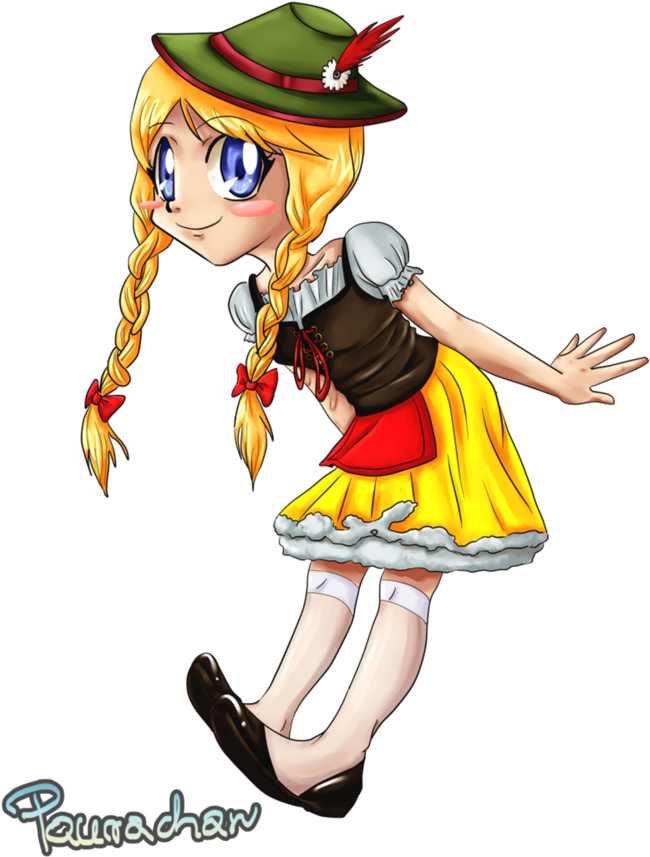 Fast Facts - German Girl Png (752x1063)