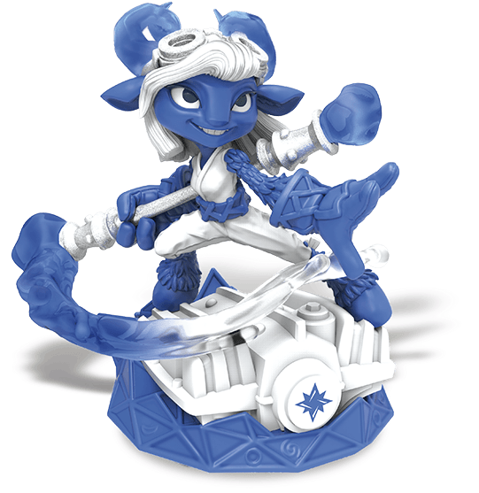 Skylanders Superchargers - « - Power Blue Splat: Skylanders Superchargers Figure (580x600)