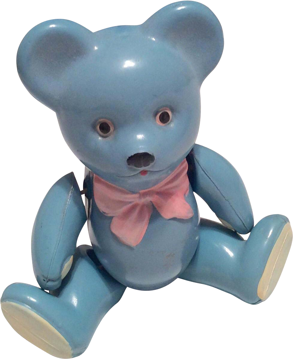 Kinderspirit American Black Bear Miniature By Kinderspirits, - Vintage Toy Png (1198x1198)