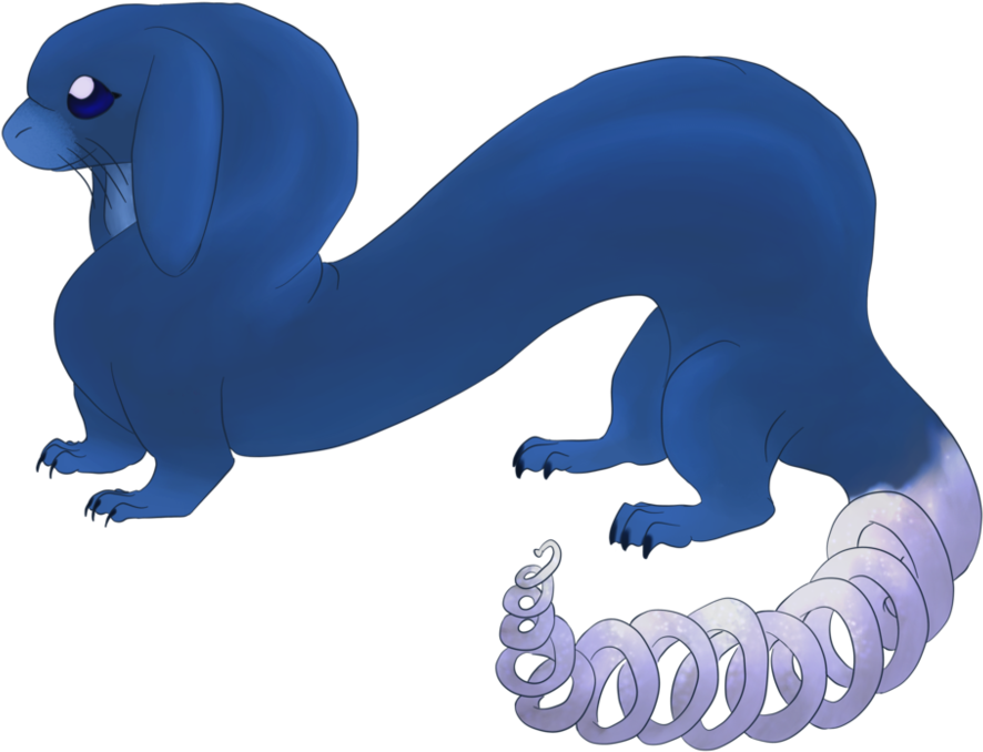 Animal Figurine - Spottednecked Otter - Cartoon (999x800)