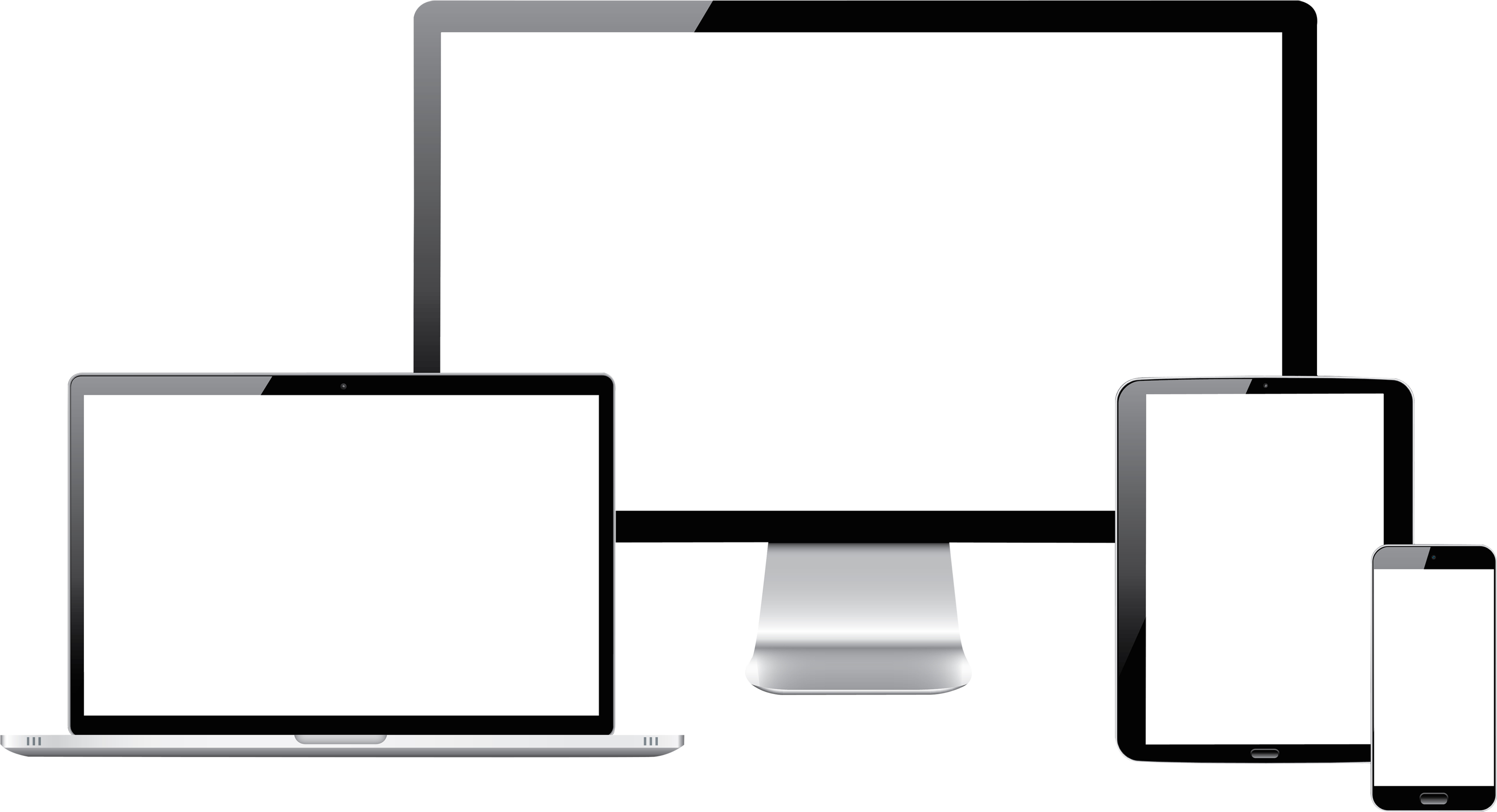 Responsive Web Design Clipart Png - Responsive Png (3509x1968)