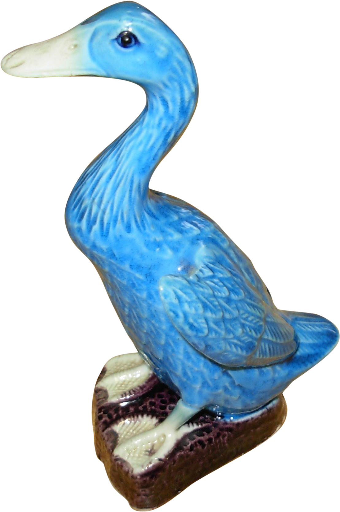 Vintage Chinese Porcelain Duck Figurine - Mallard (1667x1667)