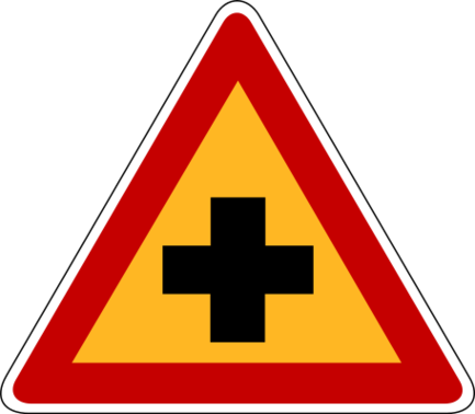 Korean Bbq Tofu Rollin39 Oats Market And Cafe Clipart - Dangerous Curve Ahead Sign (433x378)