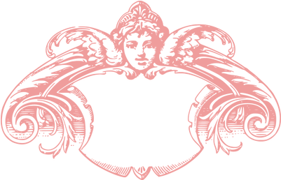 Pink Vintage Frames Png Vintage Small Rose Frame Transparent - Reserved For Lilian - Our Lady Of Mount Carmel And (400x400)