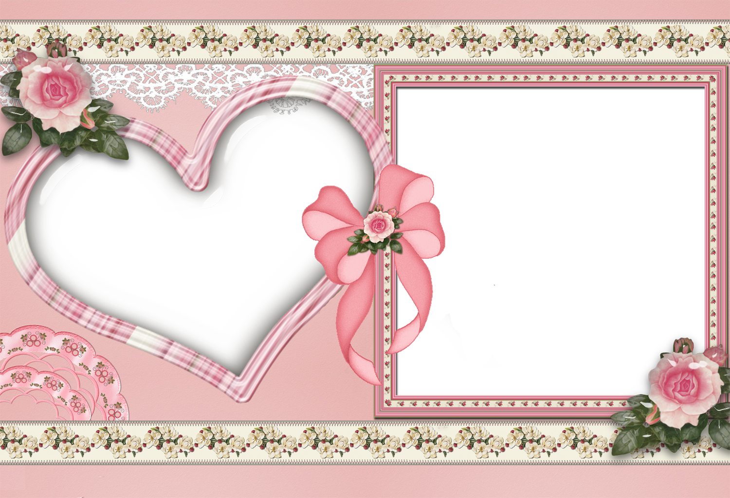Love Frame Photoshop - Frame For Facebook Free (1500x1025)