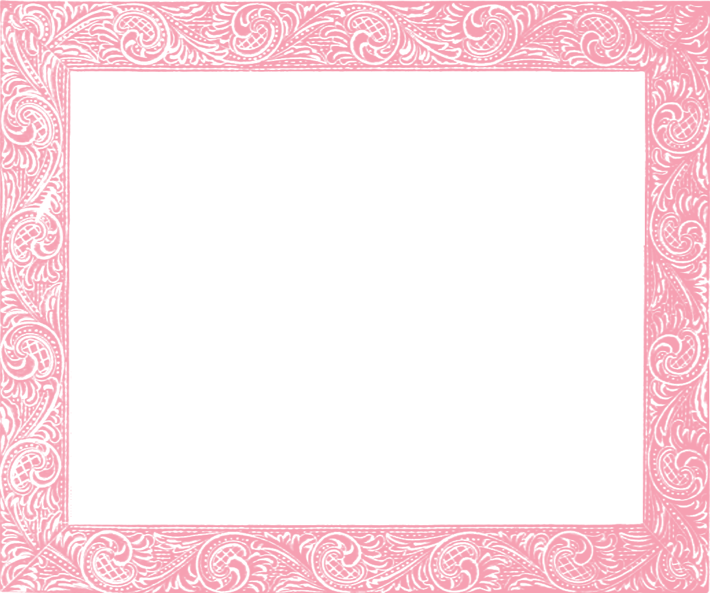 Another Free Photo Frame Clipart Image - Pink Picture Frame Png (1035x865)