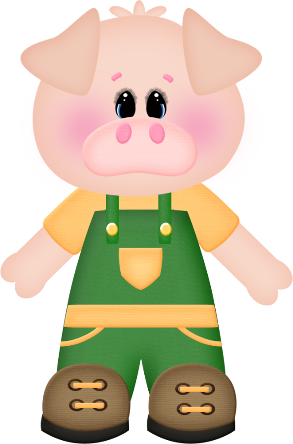 Pig 1 - Três Porquinhos Para Imprimir (595x900)