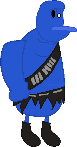 Poopsmith As Zorotl From Eiffel 65's 'blue' Video - Cartoon (307x564)