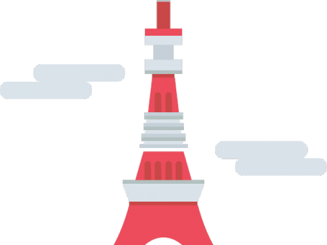 Eiffel Tower Clipart Tokyo Tower - Tokyo Tower (640x480)