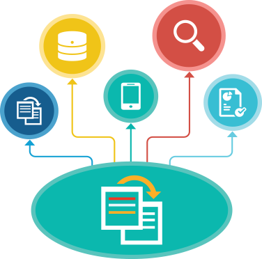 Predictive Content Management Solutions - Foursquare Check In Here (376x372)