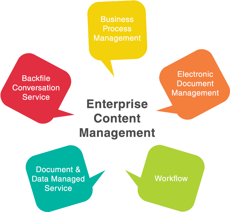 Openxcell's Enterprise Content Management Offerings - Document And Content Management Process (790x790)