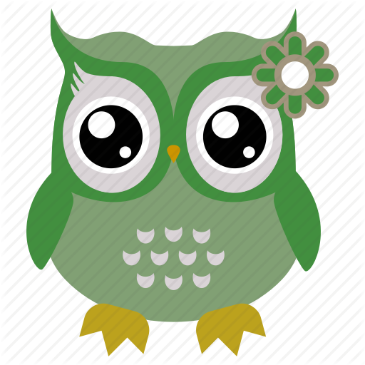 Cute Owl Flat Icons - Owl Icon (512x512)