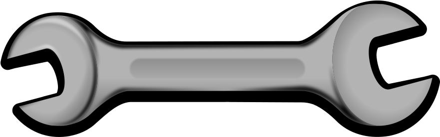 Wrench Png Images - Wrench Clipart (900x360)