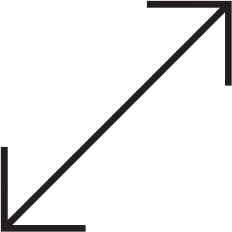 Diagonal Double Arrow Icon - Icon (512x512)