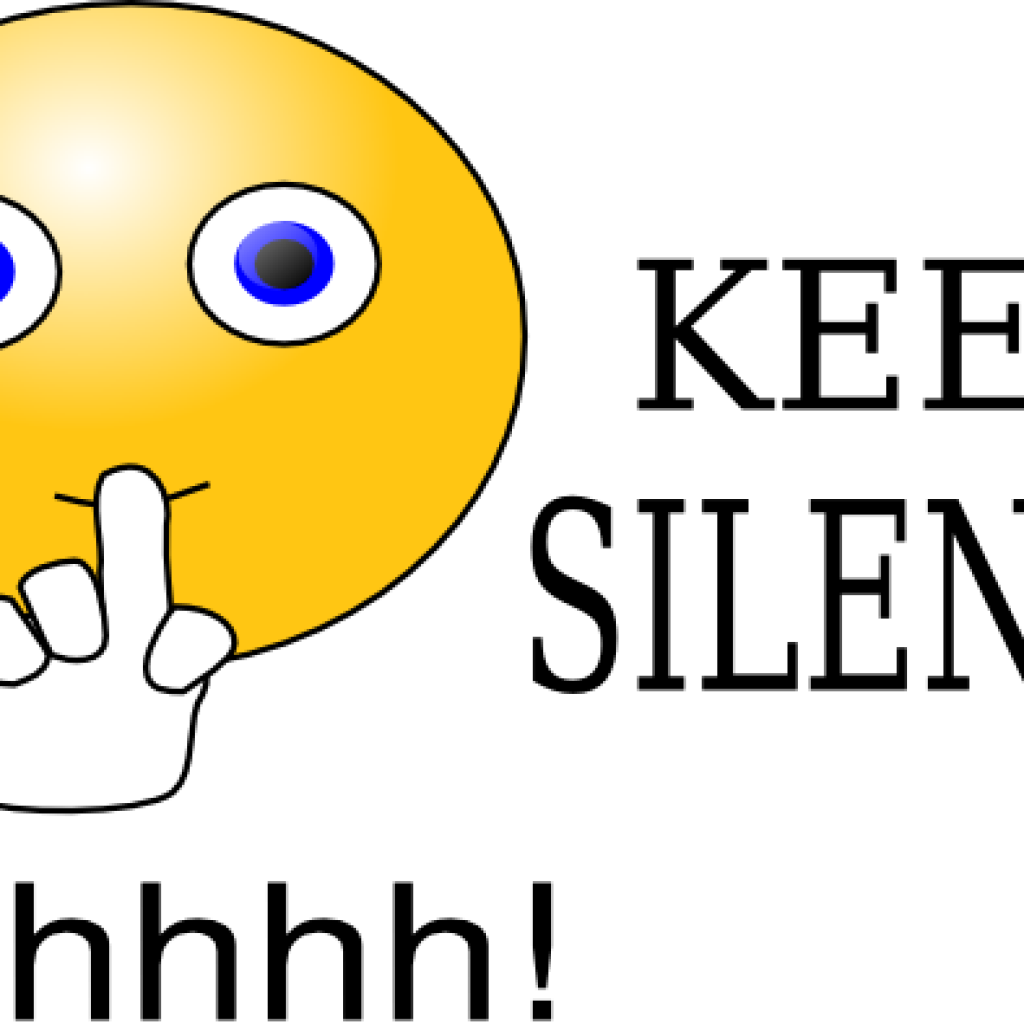 Shhh Clipart Keep Silence Clip Art At Clker Vector - Palenta (1024x1024)