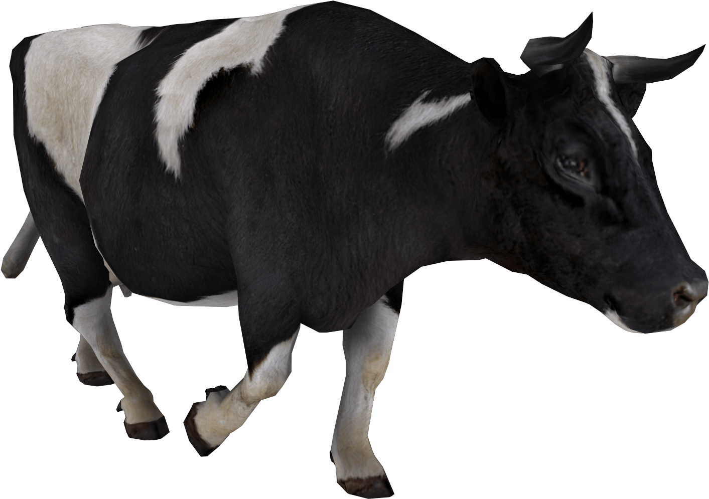Planescape Torment Clipart Cow - Black Cow Png (1920x1200)
