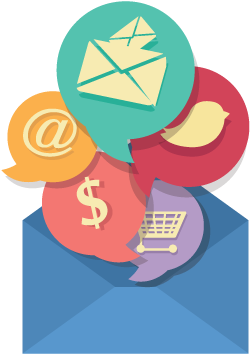 Email Marketing - E Commerce Vector Phone Png (360x360)