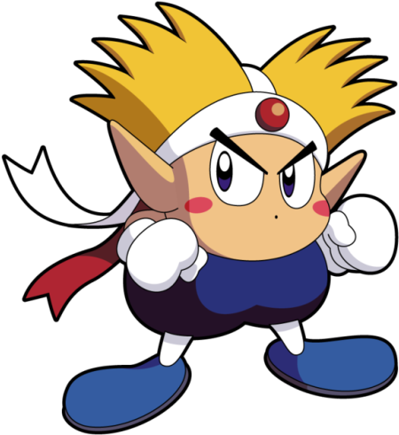 Kirby Knuckle Joe Original Version - Knuckle Joe (500x525)