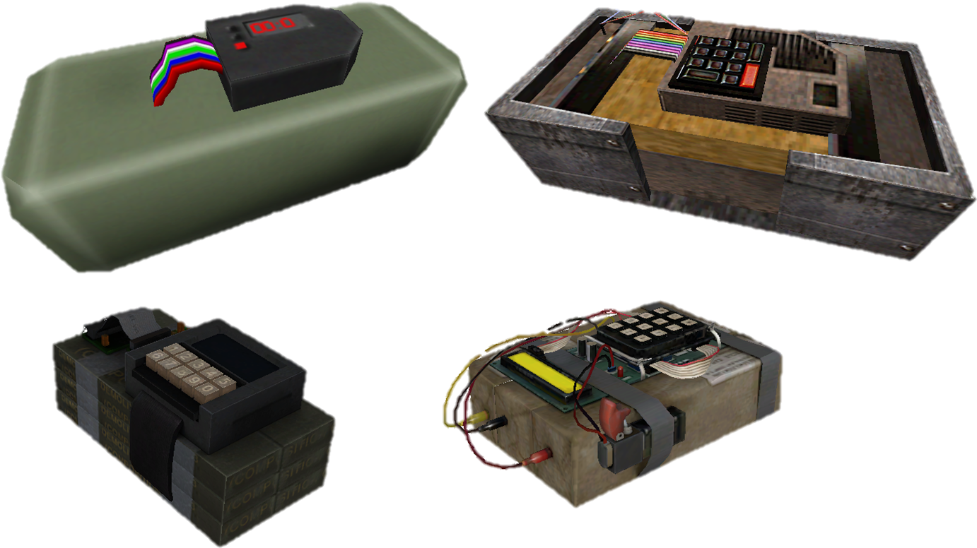 C4 Explosive - Cs Go Bomb Png (1430x831)