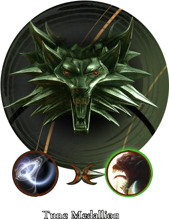 Witcher Medallion - Witcher 1 Medallion (337x442)