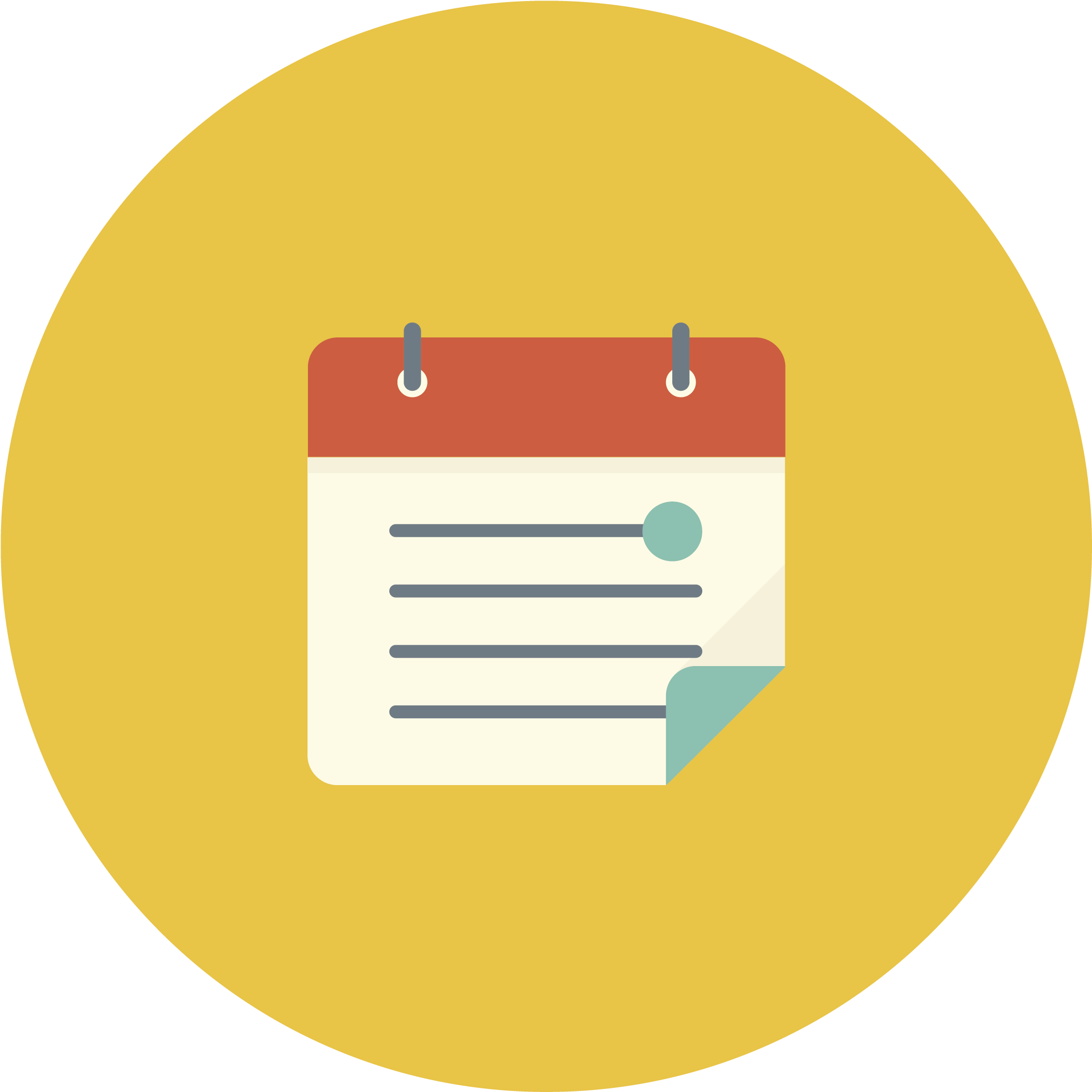 Flat Calendar Icon Stock Illustration - Event Icon Flat (2133x2133)