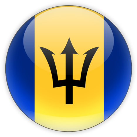 Illustration Of Flag Of Barbados - Outline Of Barbados Flag (640x480)
