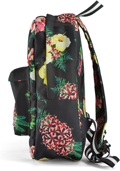 Passe O Mouse Para Ver Em Zoom - Mochila Perky Hawaii Black Preta (416x595)
