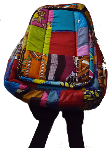 Africa Wax Print Ankara Kente Backpack, Rucksack, Weekend - Backpack (500x500)