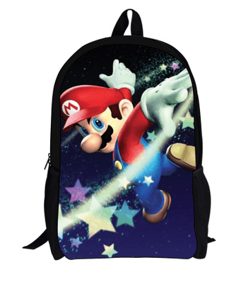 Cartable Super Mario Bros Enfants Sac À Dos - Single Source Party Supply - Super Mario Edible Icing (458x458)