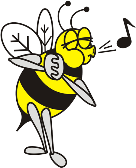 Call Bee Sharp For An Edge That Lingers, Just Be Sure - Cartoon (459x565)