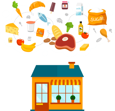 Pizzeria - Vector Graphics (394x379)